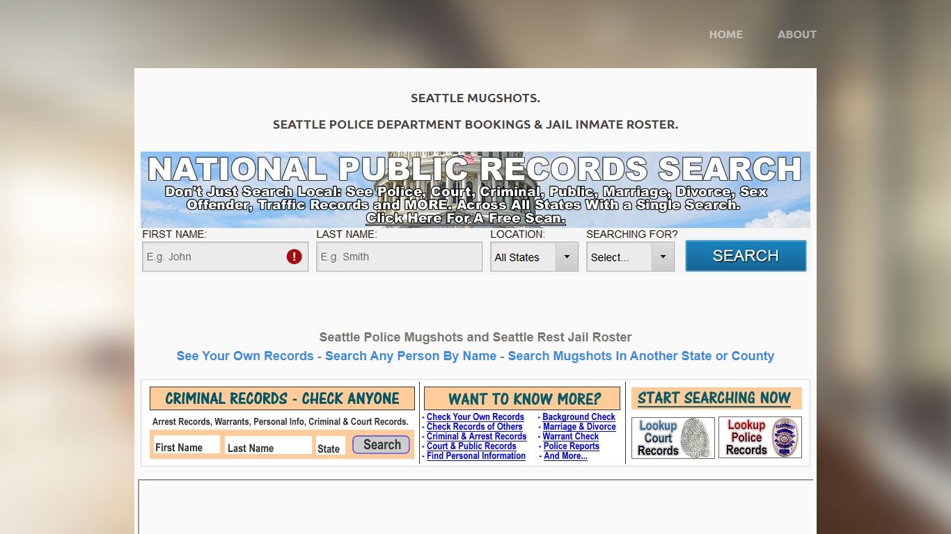 Seattle Mugshots WA: Lookup Police Department Jail Inmate Arrests ...